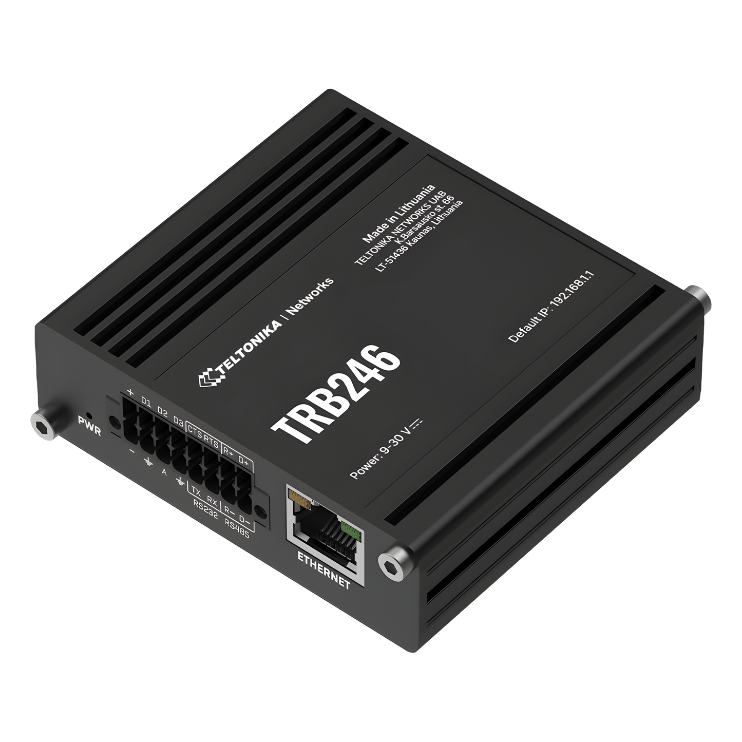 Gateway IoT Industrial/ Doble SIM 4G/ conexión RS232-RS485/ 1 Puerto configurable LAN-WAN