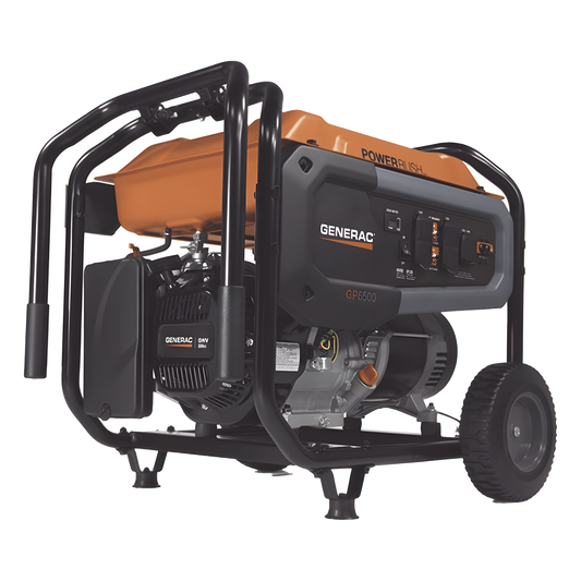 Generador Portátil a Gasolina, 6.5 kW, 120/240Vca, Arranque Manual
