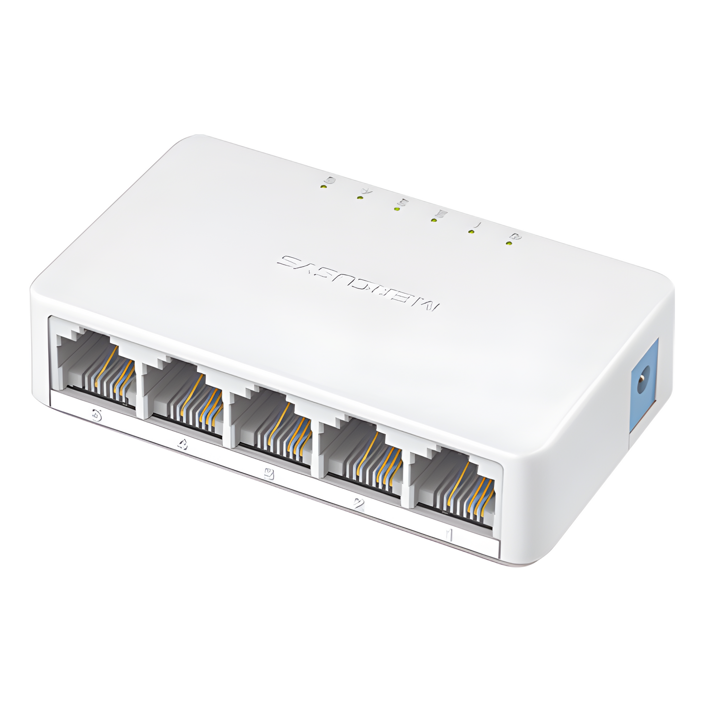 Switch NO Administrable / Para escritorio /  5 puertos 10/100 Mbps / Diseño Compacto / Plug and Play