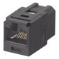 Módulo Acoplador RJ45 a RJ45, Mini-Com, Categoría 6, Color Negro