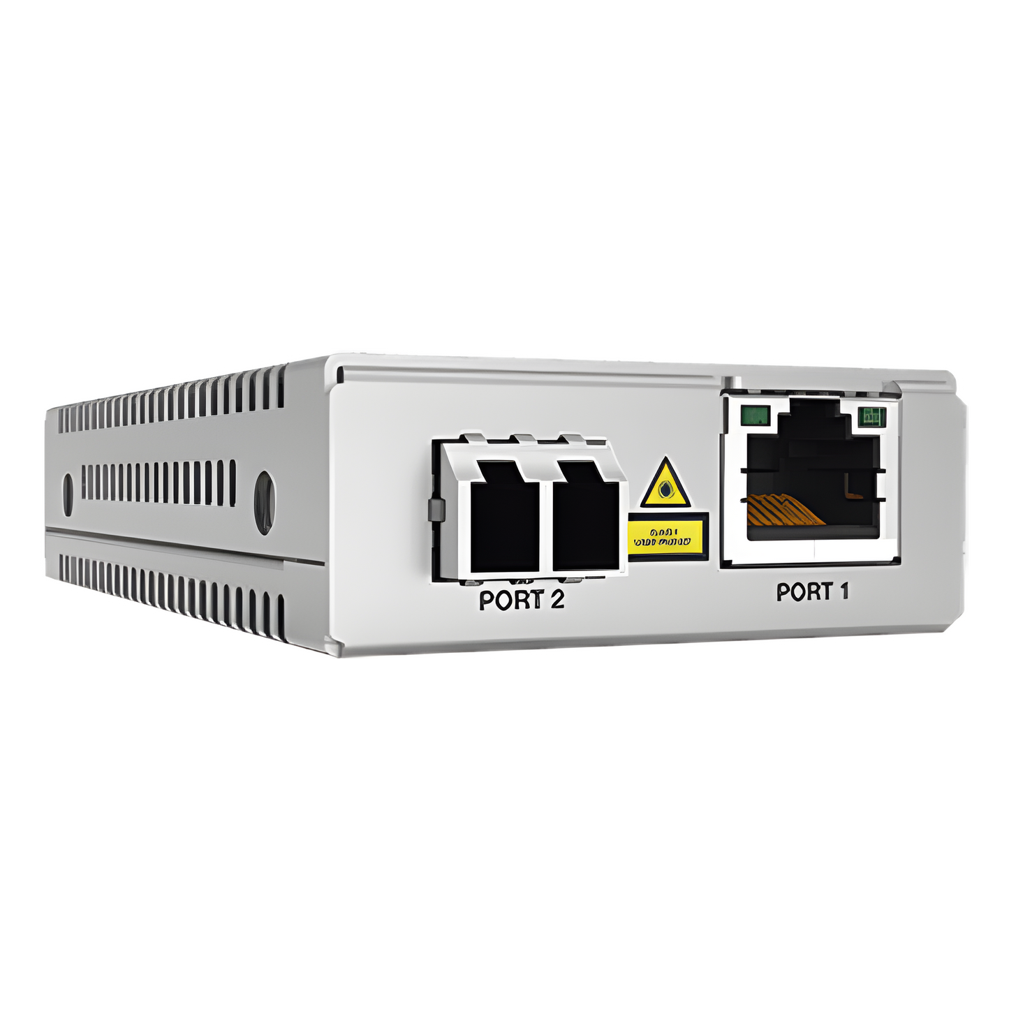 Convertidor de medios Gigabit Ethernet a fibra óptica, conector LC, monomodo (SMF), versión TAA (Trade Agreement Act), 10 km