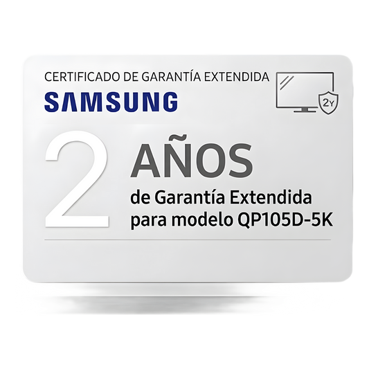 Extension de garantia para pantallas profesionales modelo QP105D-5K