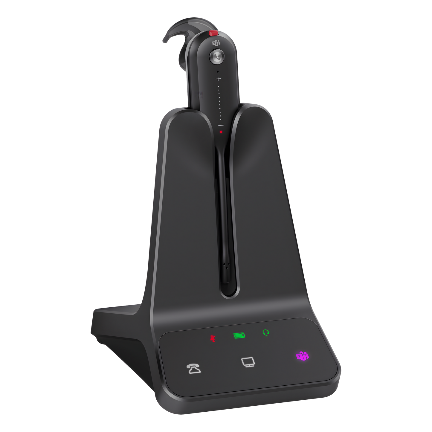 Auricular DECT Inalámbrico WH63 E2 de Yealink con Certificación Teams y Cancelación de Ruido Profesional