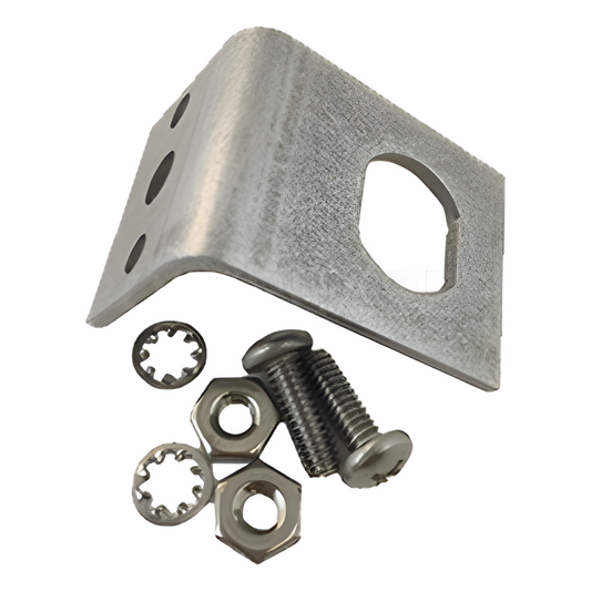 Kit Adaptador Brida a Mamparo / Conector Tipo N / Acero Inoxidable / Para Protectores Coaxiales