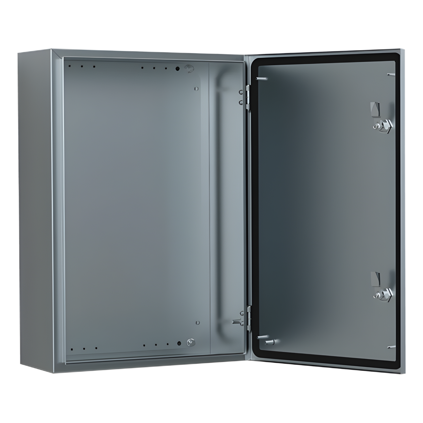Gabinete de Acero Inoxidable 304L ASR IP66 800x800x300 mm / 2 Cerraduras / Montaje Placa 2 mm