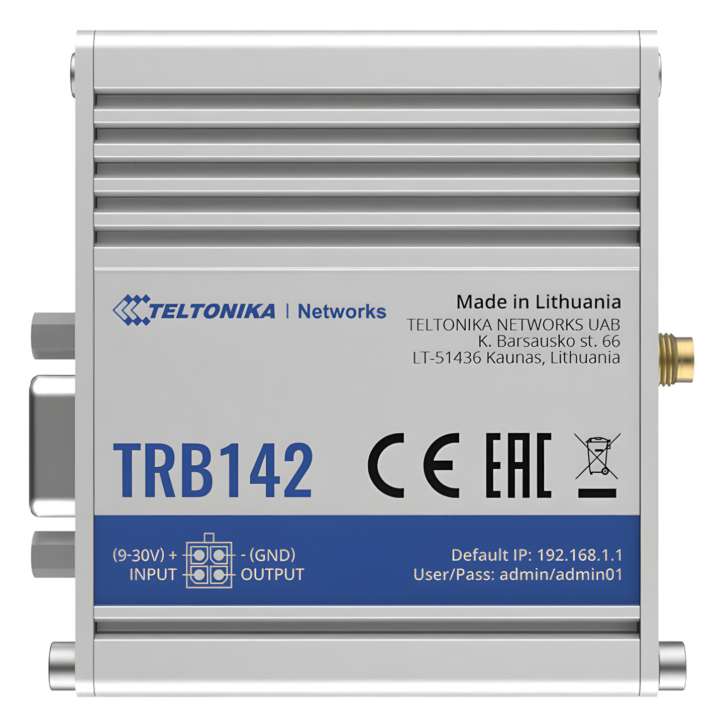 Gateway Industrial LTE 4G a Puerto Serial RS232