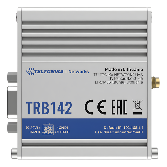 Gateway Industrial LTE 4G a Puerto Serial RS232