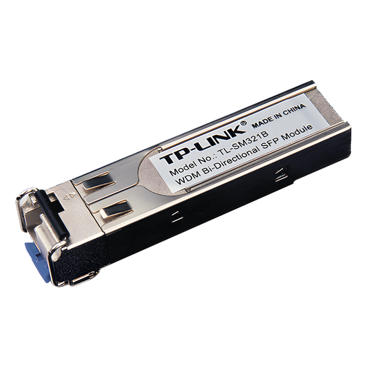 Transceptor mini-GBIC / SFP WDM Bi-Direccional / Monomodo 1GBase / Distancia 10 KM / Conector LC / (Necesita el modelo TL-SM321A para enlazar)