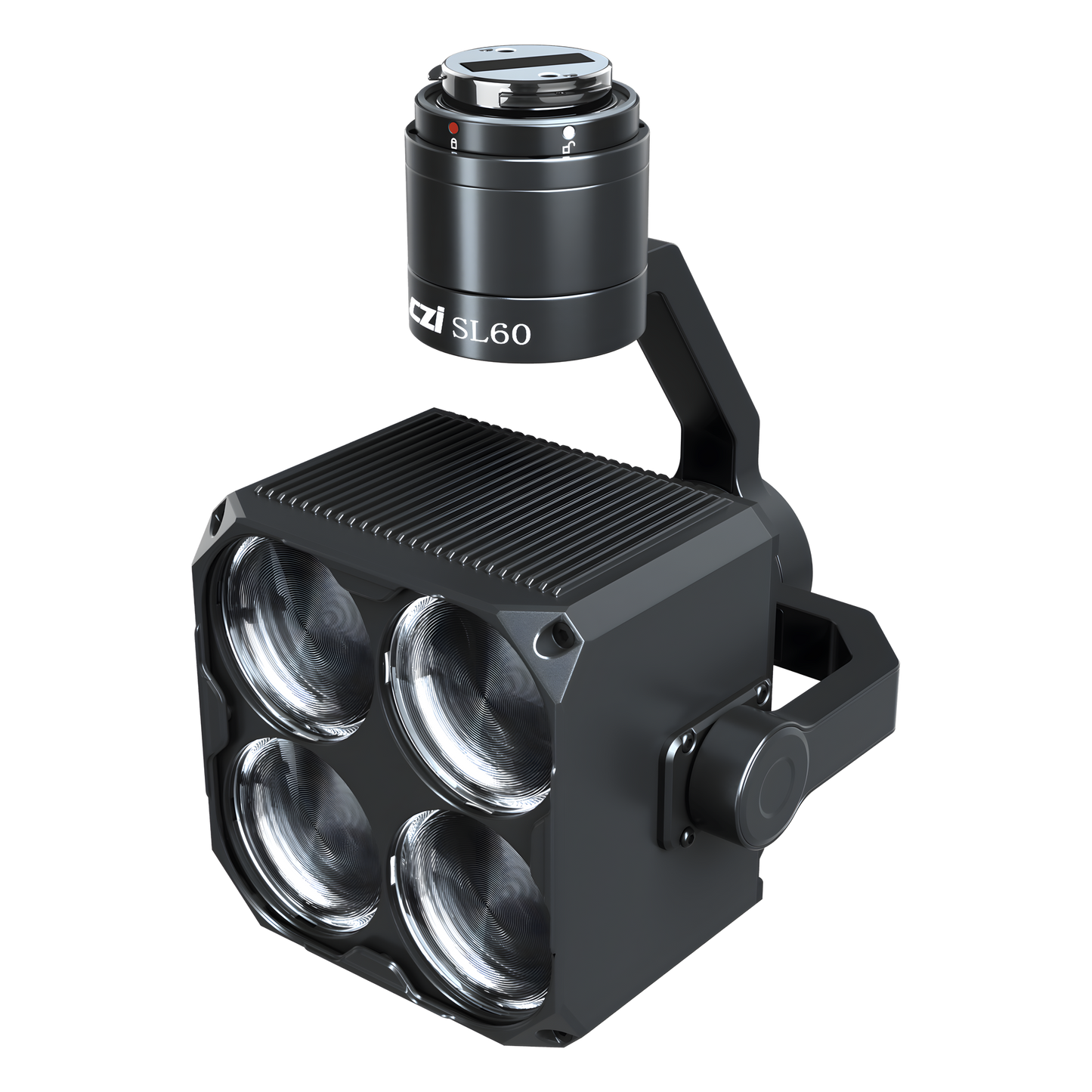 Estrobo Multi-color compatible con Drones DJI M350/M400, 90W Máximo, Luz Estroboscópica Multi-color, 4 Colores RGBY