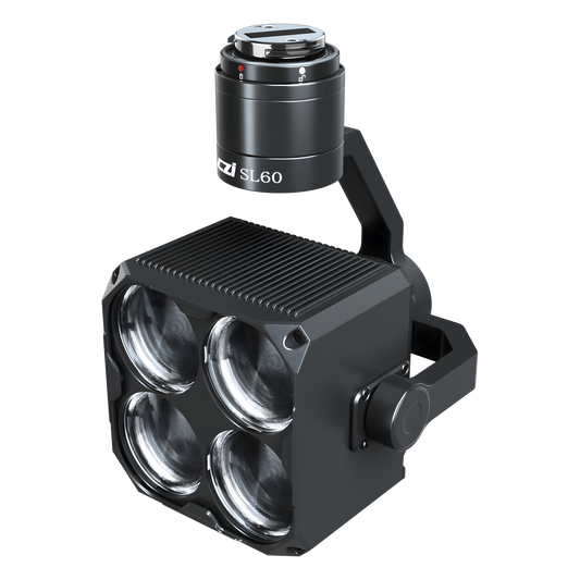Estrobo Multi-color compatible con Drones DJI M350/M400, 90W Máximo, Luz Estroboscópica Multi-color, 4 Colores RGBY