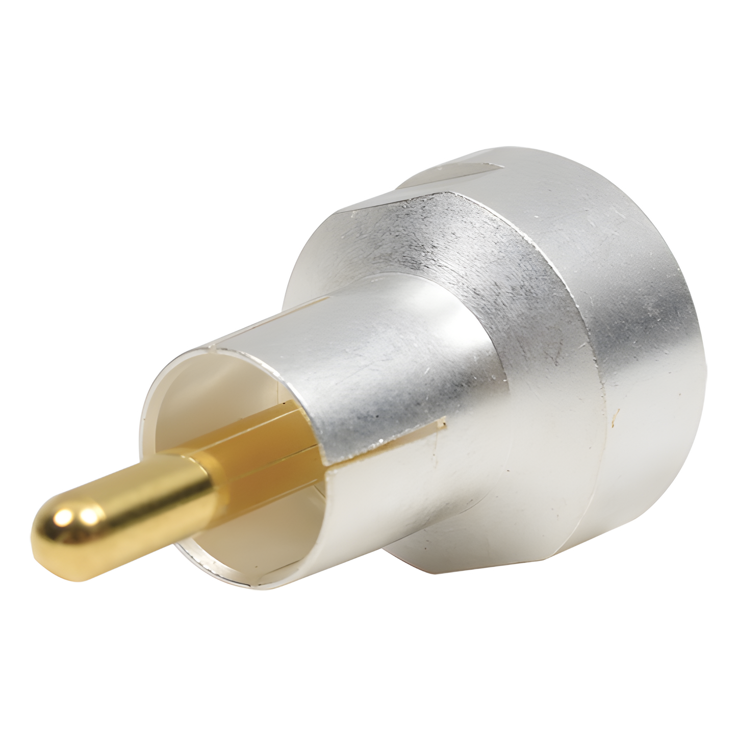 Adaptador UNIDAPT Hembra a RCA Macho. Plata / Oro / Teflón.