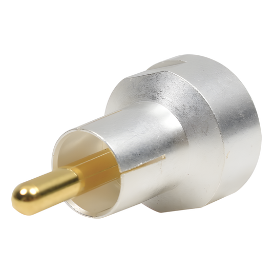 Adaptador UNIDAPT Hembra a RCA Macho. Plata / Oro / Teflón.
