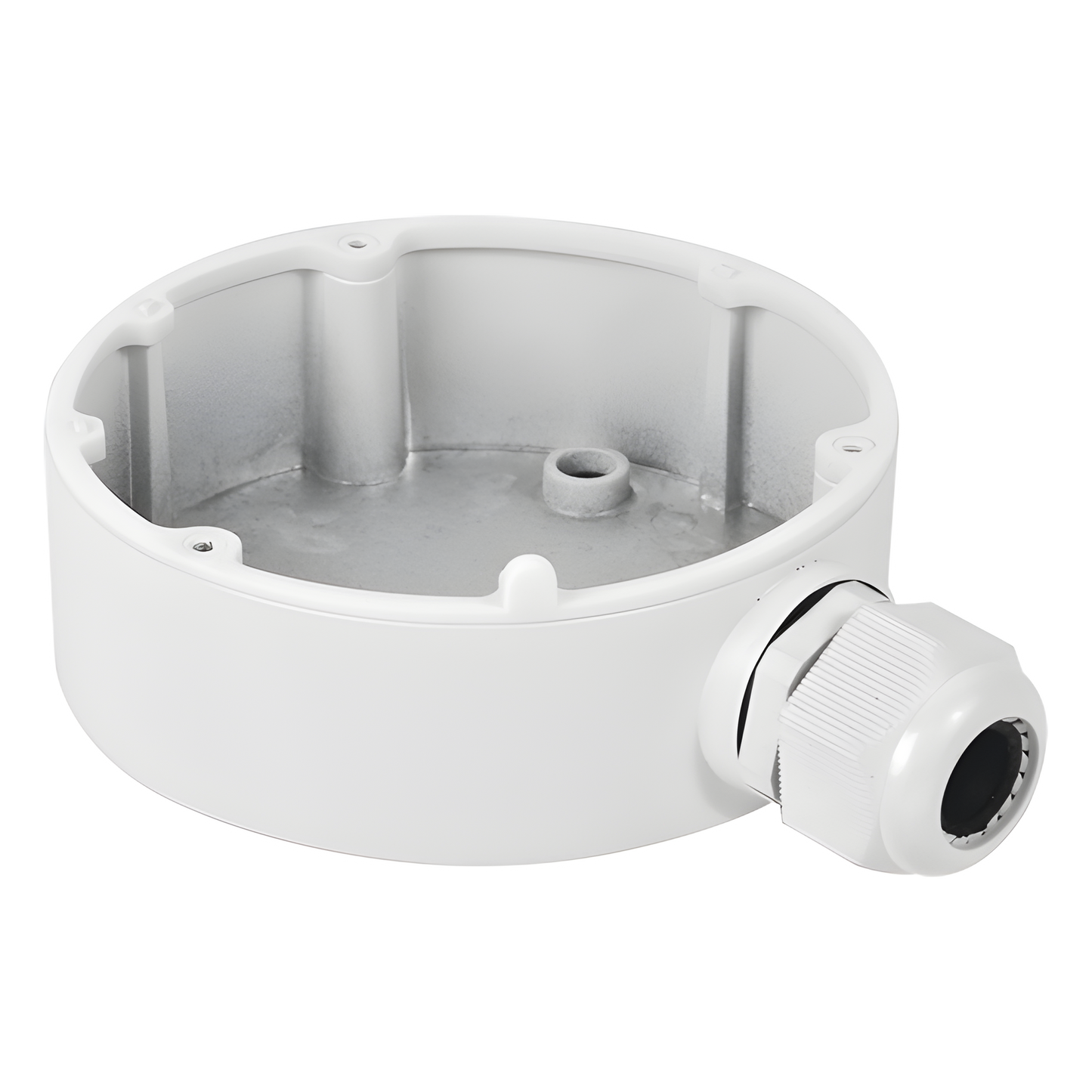 Caja de Conexiones de Exterior para Cámaras Tipo Mini Domo / IP66 / Color Blanco