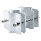 Herraje Adaptador de Mástil para Diámetros desde 3/4" hasta 2-1/4". Galv. en Caliente.