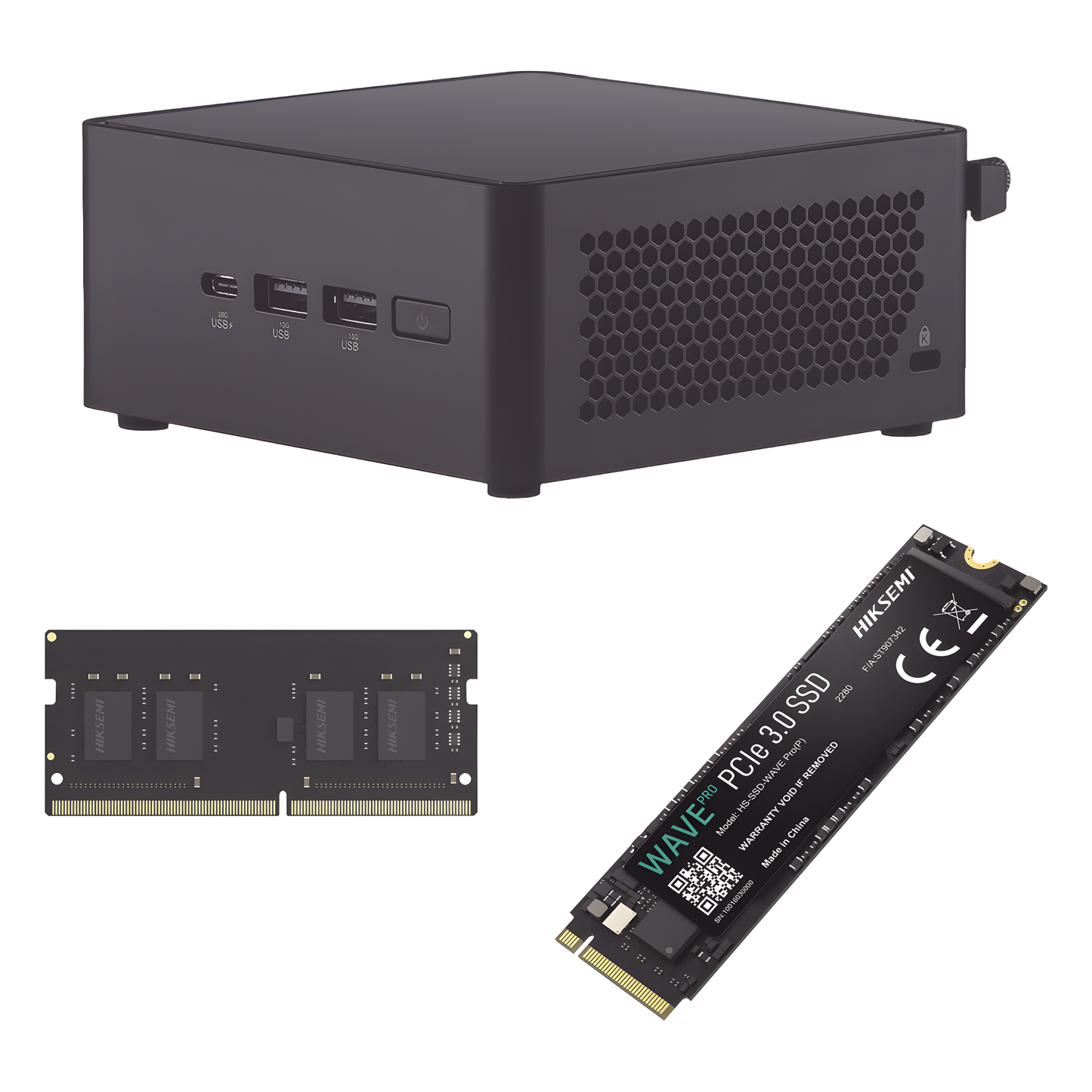 ASUS NUC KIT / ESTACION DE TRABAJO / CORE 3- 100U / RAM 16GB / SSD 256 GB
