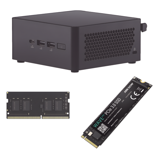 ASUS NUC KIT / ESTACION DE TRABAJO / CORE 3- 100U / RAM 16GB / SSD 256 GB
