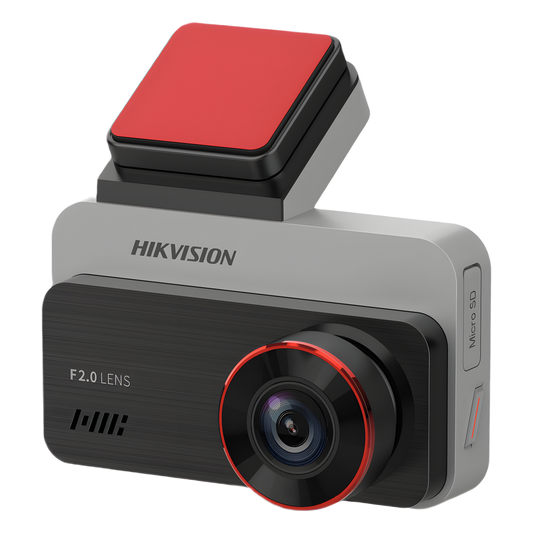Dashcam de Doble Lente Hikvision AE-DC2328-C200S(2CH) / 2 Megapixel (1080p) Frontal e Interior / Gran Angular 128° / H.265 / Pantalla IPS 3" / WiFi / G-Sensor / Micro SD 256GB