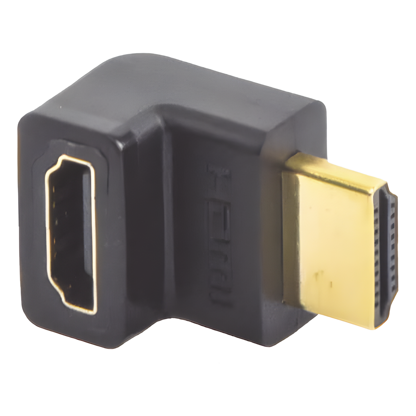 Adaptador HDMI de 90 Grados Macho a Hembra / Hacia Arriba / HDMI 2.0 4K@60Hz / Proporciona Flexibilidad Sin Doblar los Cables HDMI