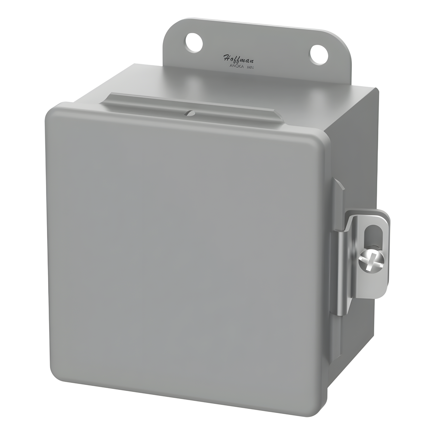 Gabinete de Bisagra Continua CH / NEMA Tipo 12 / 6 x 4 x 3 in (152 x 102 x 76 mm) / Acero Dulce / Gris / Abrazaderas Atornilladas / Montaje en Pared