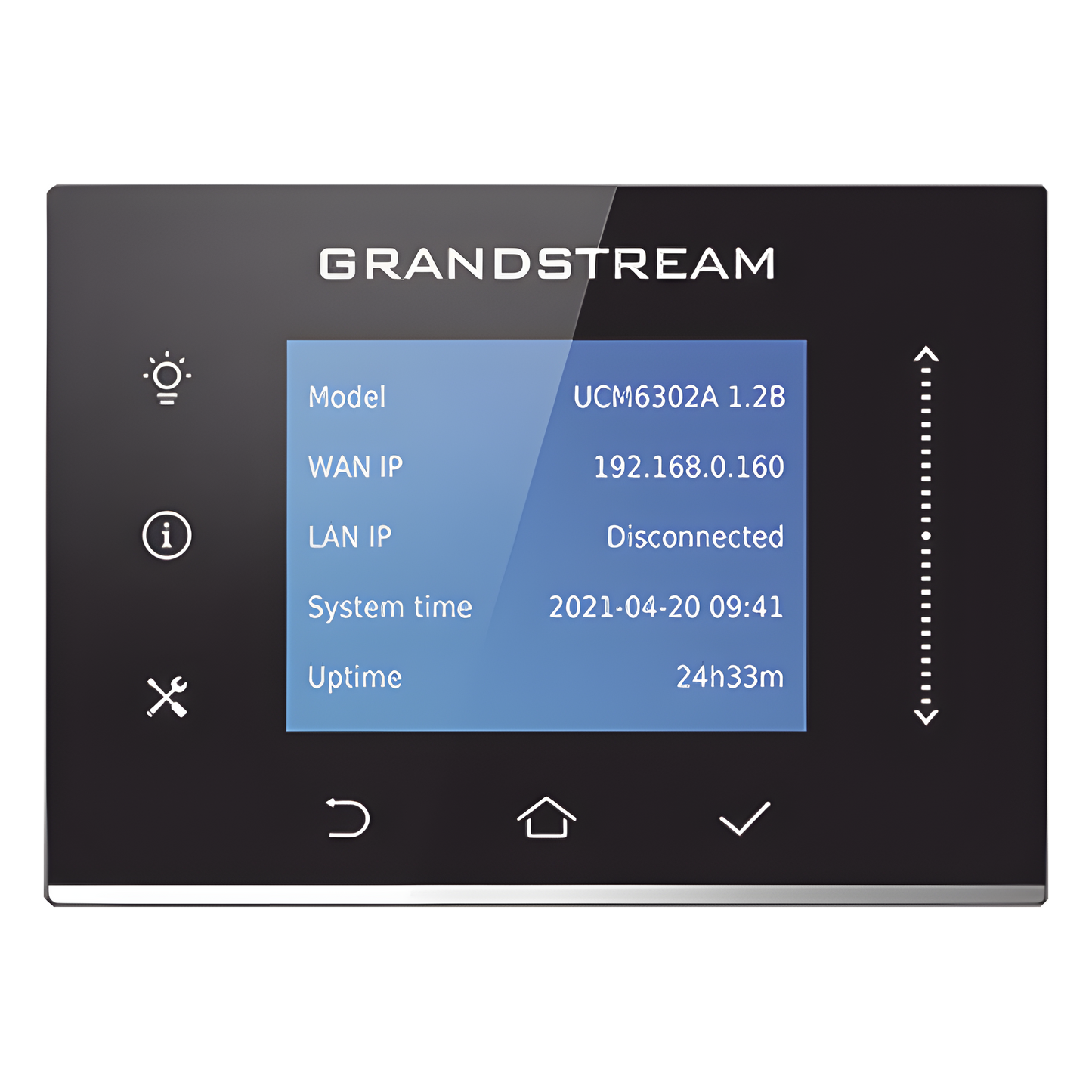 IP-PBX UCM6302A / 500 Usuarios / 75 Llamadas Simultáneas / 2 FXO + 2 FXS / 3 Puertos Gigabit PoE+ / Solución Híbrida On-Premise y Cloud