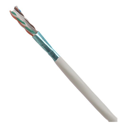 Bobina de Cable UTP de 4 Pares, Vari-MaTriX HD, Cat6A, 23 AWG, LSZH-3 (Libre de Gases Tóxicos), Color Gris, 305 Metros (1000 Pies)