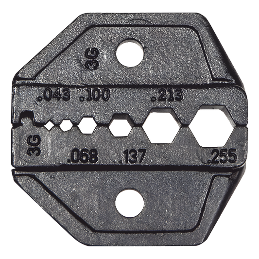 Matriz Ponchadora para RG58, RG59, RG62 y RG174. Compatible con Pinza Ponchadora VDV200-010