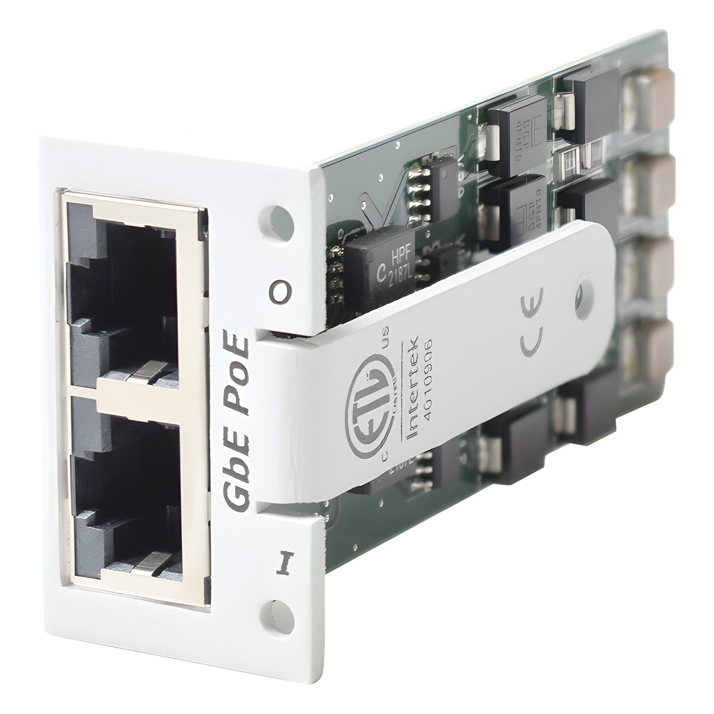 Modulo Protector PoE Individual Ethernet 10/100/1000 Mbps Para Chassis TCPXH Para Rack 19"