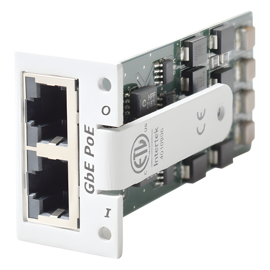 Modulo Protector PoE Individual Ethernet 10/100/1000 Mbps Para Chassis TCPXH Para Rack 19"