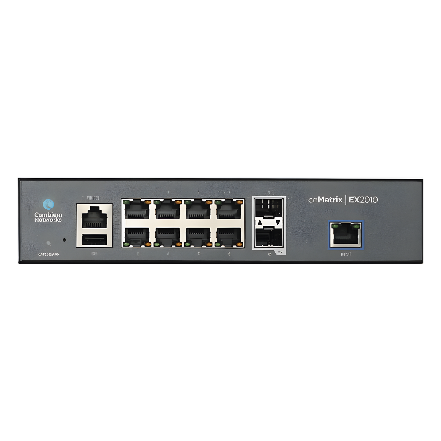 Switch inteligente cnMatrix EX2010 capa 3 de 13 puertos (8 Ethernet Gigabit, 2 SFP, 1 consola, 1 MNGMT, 1 USB) administración desde la Nube