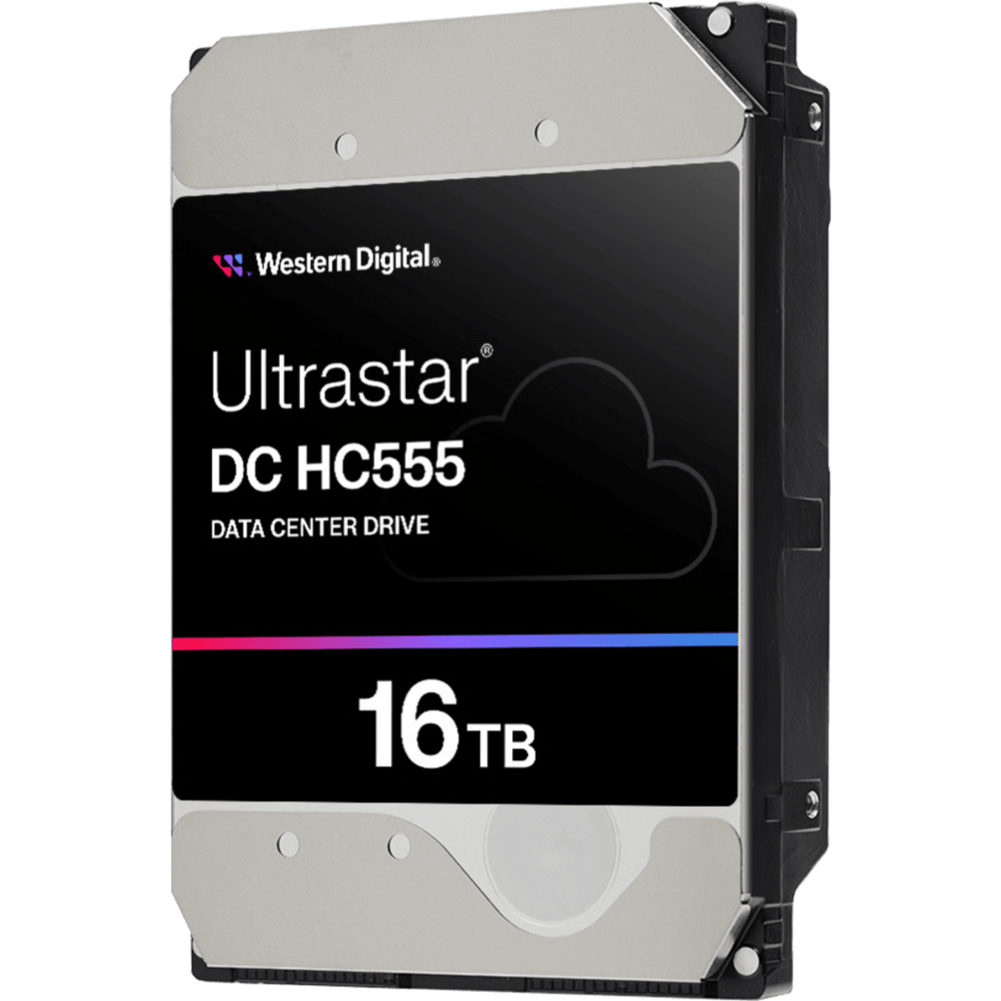 Disco Duro Empresarial WD Ultrastar HC555 / 16TB / SATA 6Gb/s / 7200 RPM / HelioSeal / CMR