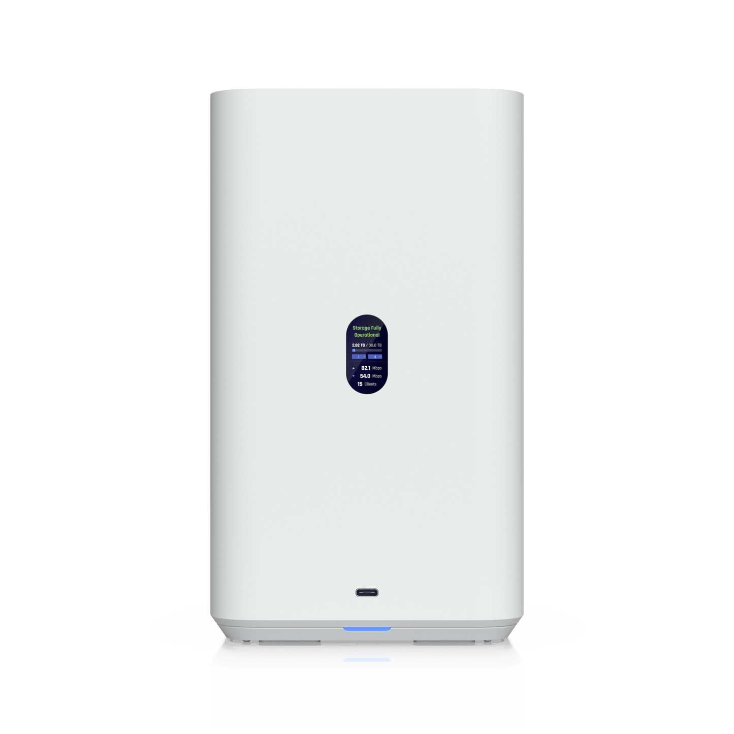 UniFi UNAS-2 – Servidor NAS Compacto de 2 Bahías para HDD 3.5" SATA, Puerto 2.5 GbE, USB-C y PoE++