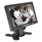 Monitor 7" TFT-LCD ideal para colocar en vehículos o DVR/NVR.  Entradas de video HDMI, VGA y RCA (CVBS)