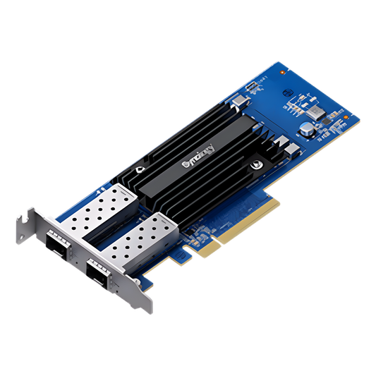 Adaptador de Red SFP28 de 25 GbE de Doble Puerto | Compatible con Synology | PCIe 3.0 x8 | SFP28 SR y LR | Link Aggregation | Garantía de 5 Años.