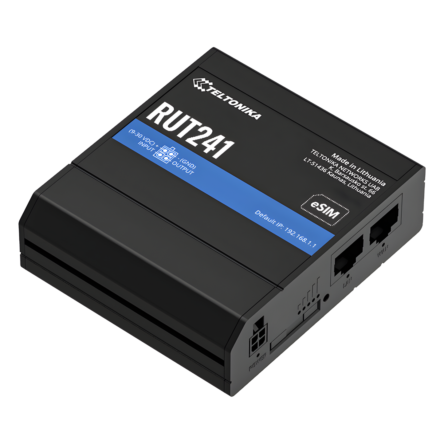 Industrial Cellular Router,Soporta eSIM/  2 puertos ethernet 10/100Mbps /WiFi 802.11b/g/n /WAN Failover