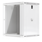 UACC Rack Cabinet 12U (550 x 450 mm) - Gabinete Cerrado para Montaje en Pared con Puerta de Vidrio Templado, Totalmente Ensamblado con Ventiladores Integrados y Paneles Removibles