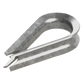 Cuello/ Guardacabo/ Rozadera para Cable de 1/4" de Acero Galv. por Inmersión.