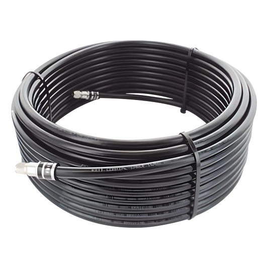 Jumper Coaxial / Tipo RG58 / Color Negro / Conectores BNC RFB11062ST / 29 Metros (95.14 Pies)