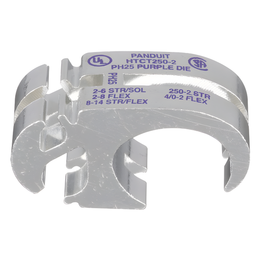 Conector de Compresión para Hacer Derivaciones de Cables, Espacios de 250 Kcmil a 2 AWG, 2 a 6 AWG, y 8 a 4 AWG