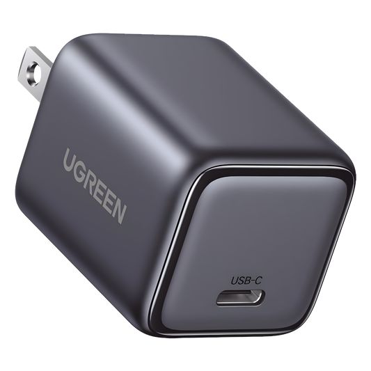 Cargador Mini de 30W | 1 USB-C de Carga Rápida | Tecnología GaN II | Carga Inteligente | Múltiple Protección | Mayor Eficiencia Energética | Tamaño Compacto.