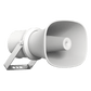 Bocina (Altavoz IP ) | Tipo Trompeta | 25 Watts | POE | Anti-corrosión | Metal | IK10 | Entrada de alarma | Voceo en tiempo real | Calendarización de audios | Síntesis de Voz (TTS)