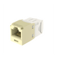 Conector Jack RJ45 Estilo TG, Mini-Com, Categoría 6, de 8 Posiciones y 8 Cables, Color Marfil