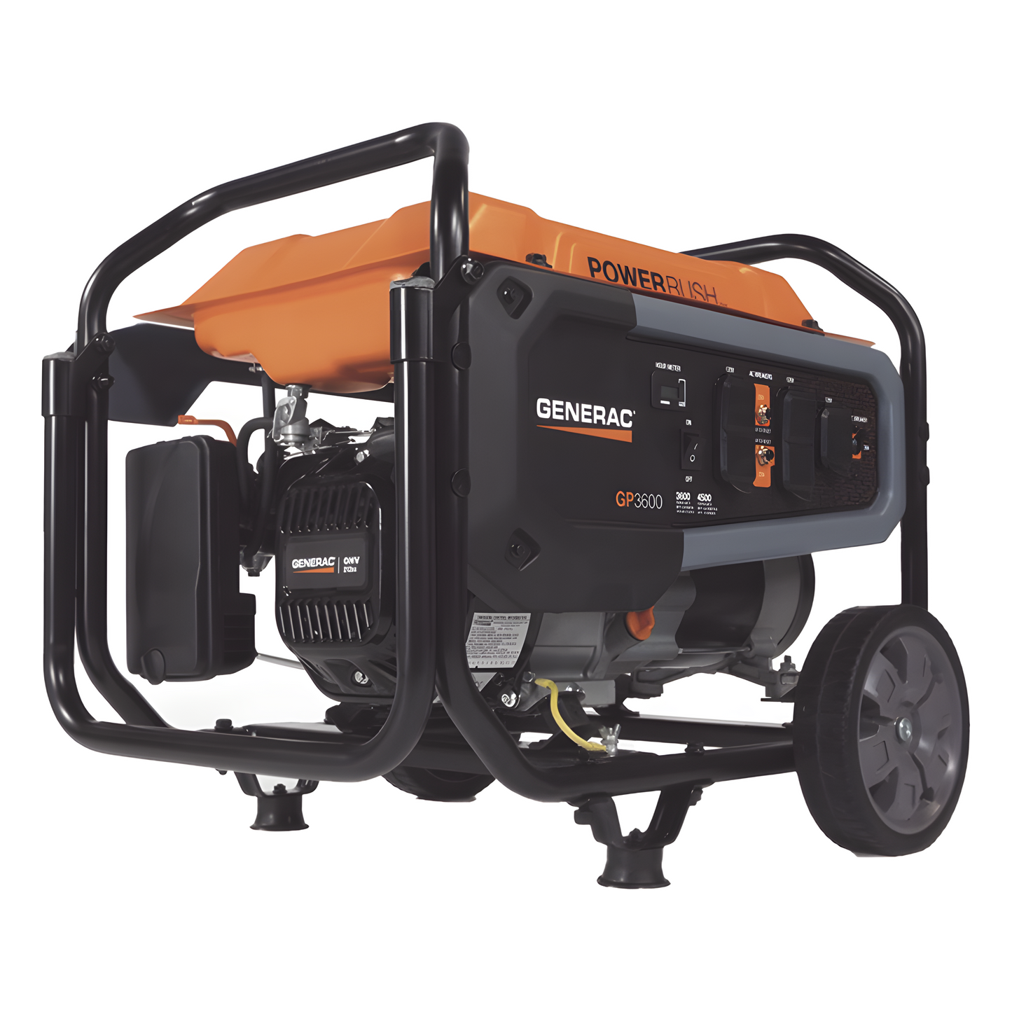 Generador Portátil a Gasolina, 3.6 kW, 120Vca, Arranque Manual
