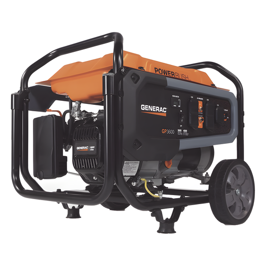 Generador Portátil a Gasolina, 3.6 kW, 120Vca, Arranque Manual
