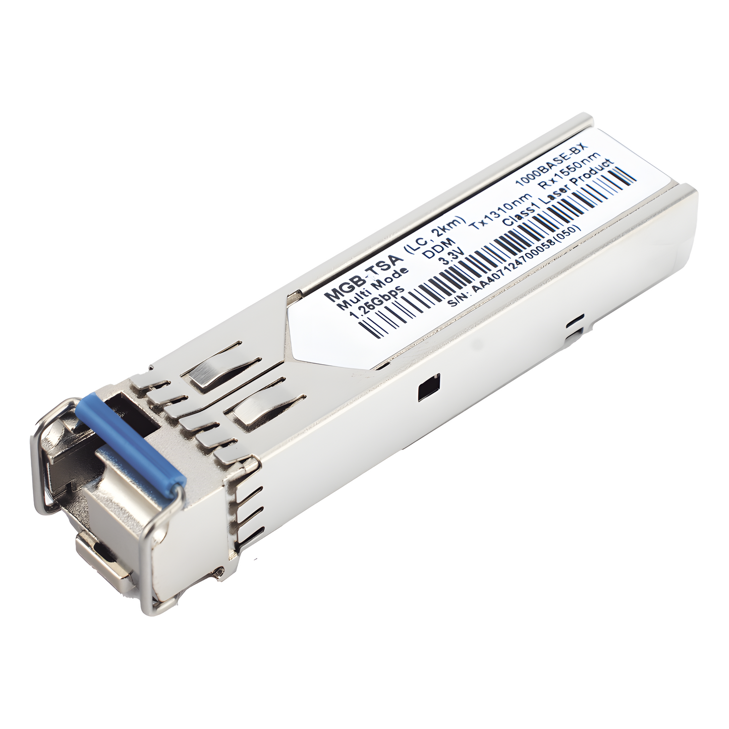 Módulo mini-GBIC SFP-Port 1000BASE-BX (WDM, TX:1310nm) - 2 km (-40~85 grados C)