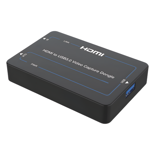 Adaptador de Captura de Video HDMI a USB 3.0 | 4K60 HDMI Entrada | 1080p60 USB Salida | HDCP 2.2 | 18 Gbps Ancho de Banda | Plug and Play | Compatible Windows Linux macOS