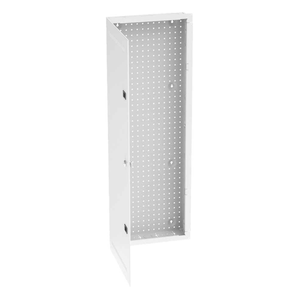 Gabinete Multipropósito de Montaje en Pared, de 42 in de Altura, Con Puerta Reversible, Fabricado en Acero, Color Blanco