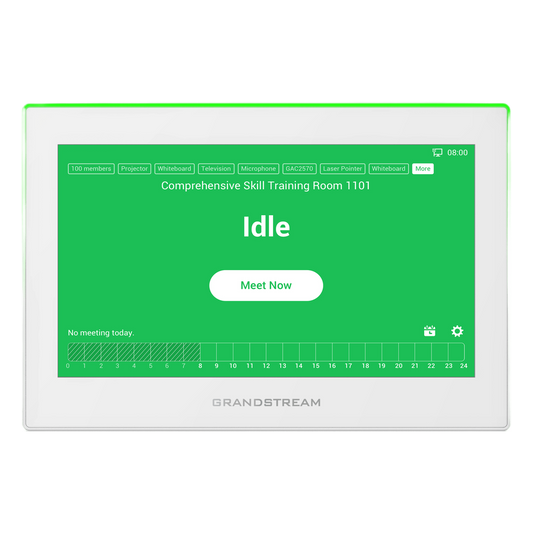 Estación de Intercomunicación SIP con Wi-Fi 6, Bluetooth y Control Total para Agendamiento de Salas y Edificios Inteligentes (Color Blanco)