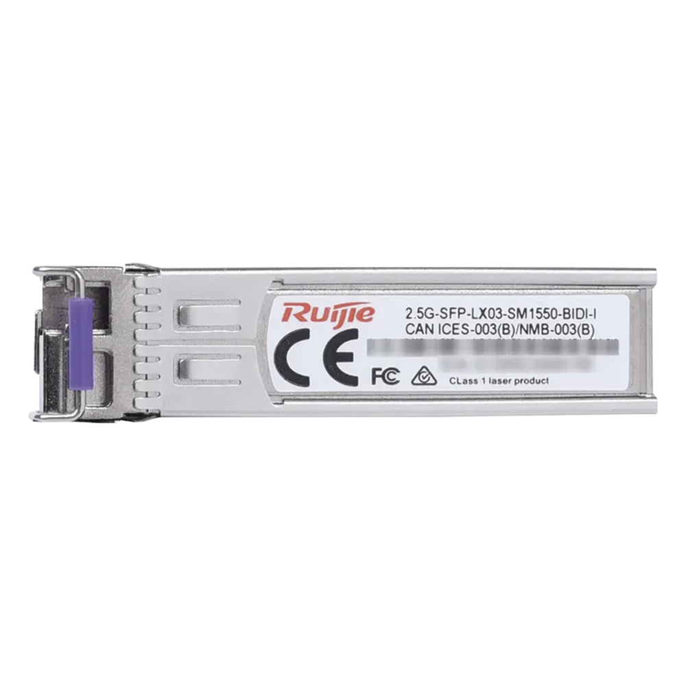 Transceptor Lado (B) un Hilo BiDi  SFP 2.5Gb LC Monomodo Tx 1550nm / Rx 1310nm, hasta 3km