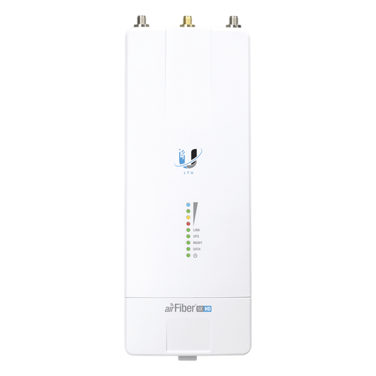 Airfiber Radio Backhaul conectorizado de alta capacidad, con tecnología LTU airFiber hasta 1 Gbps, 5 GHz (4.8 - 6.2 GHz), No hay compatibilidad con AF-5X