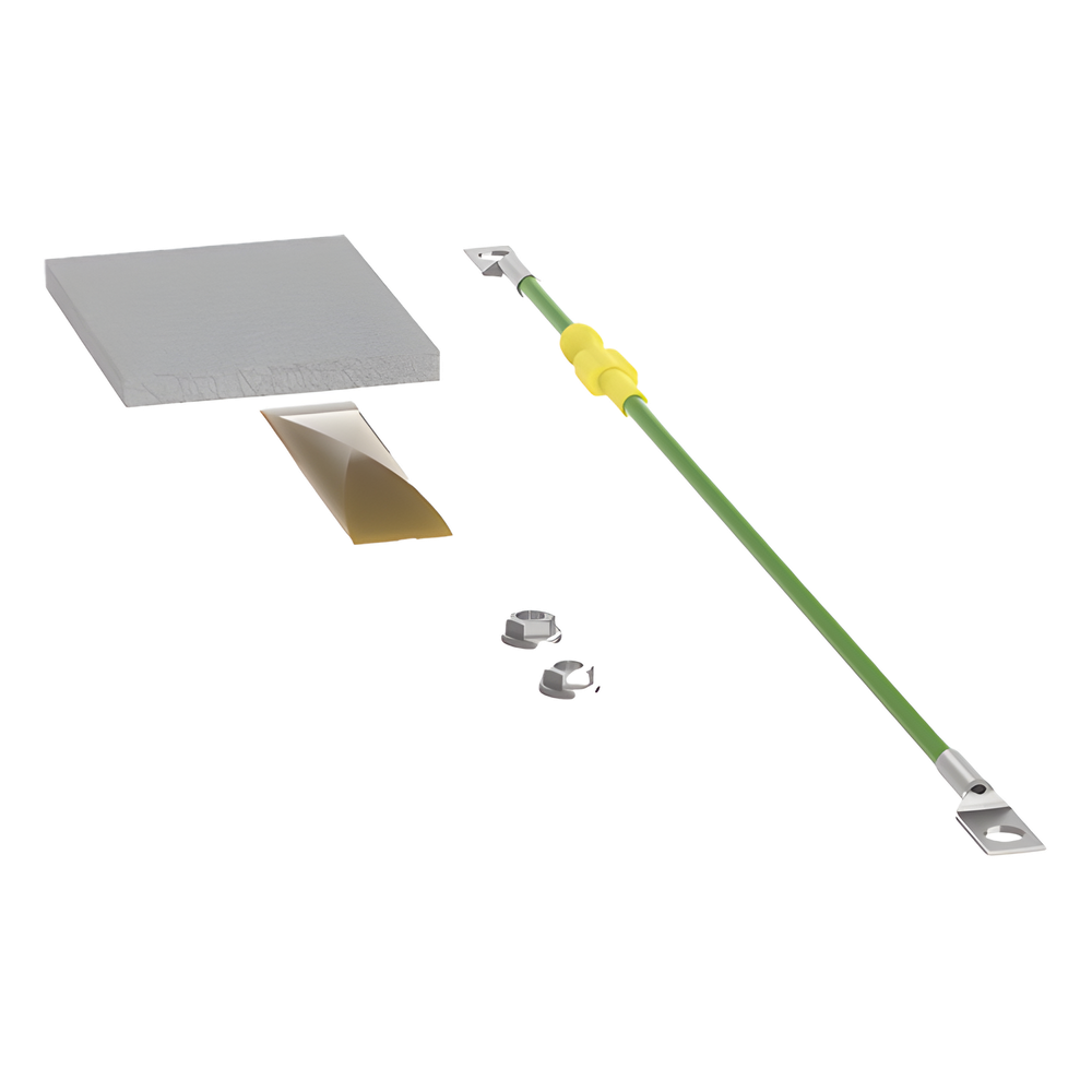 Kit de Conexión a Tierra, Para Uso con Gabinetes Multipropósito, Incluye Cable 14 AWG y Accesorios